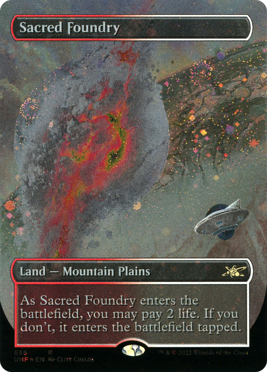 Sacred Foundry (UNF-536) - Unfinity (Borderless) Foil