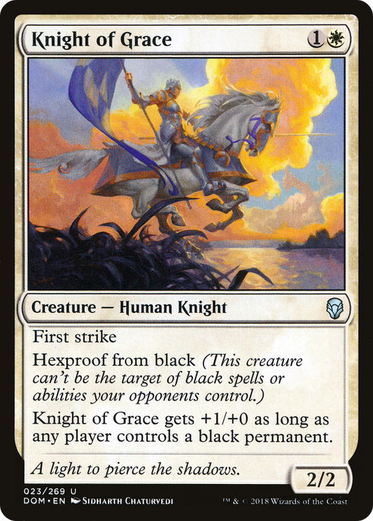 Knight of Grace (DOM-023) - Dominaria Foil