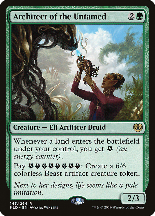 Architect of the Untamed (KLD-143) - Kaladesh Foil