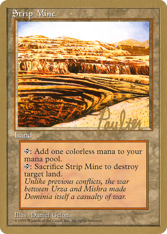 Strip Mine (PTC-PP363) - Pro Tour Collector Set