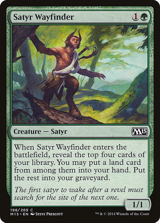 Satyr Wayfinder (M15-198) - Magic 2015