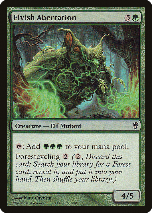 Elvish Aberration (CNS-163) - Conspiracy Foil