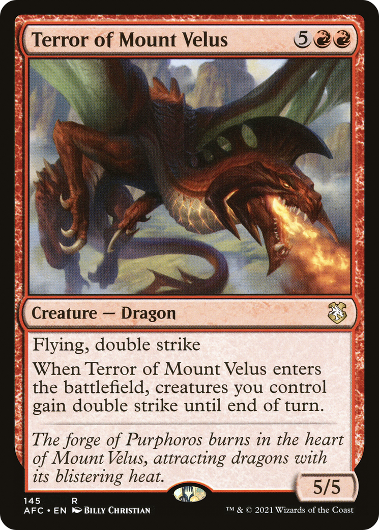 Terror of Mount Velus (AFC-145) - Forgotten Realms Commander