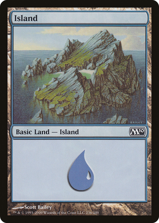 Island (M10-236) - Magic 2010 Foil