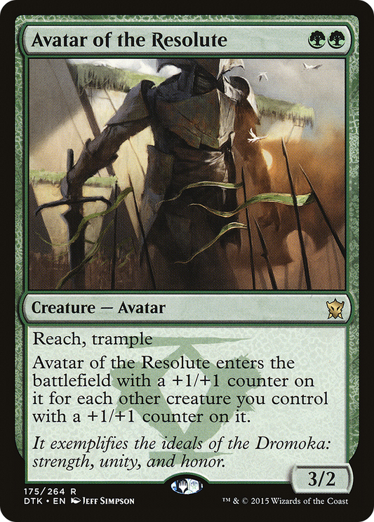 Avatar of the Resolute (DTK-175) - Dragons of Tarkir Foil