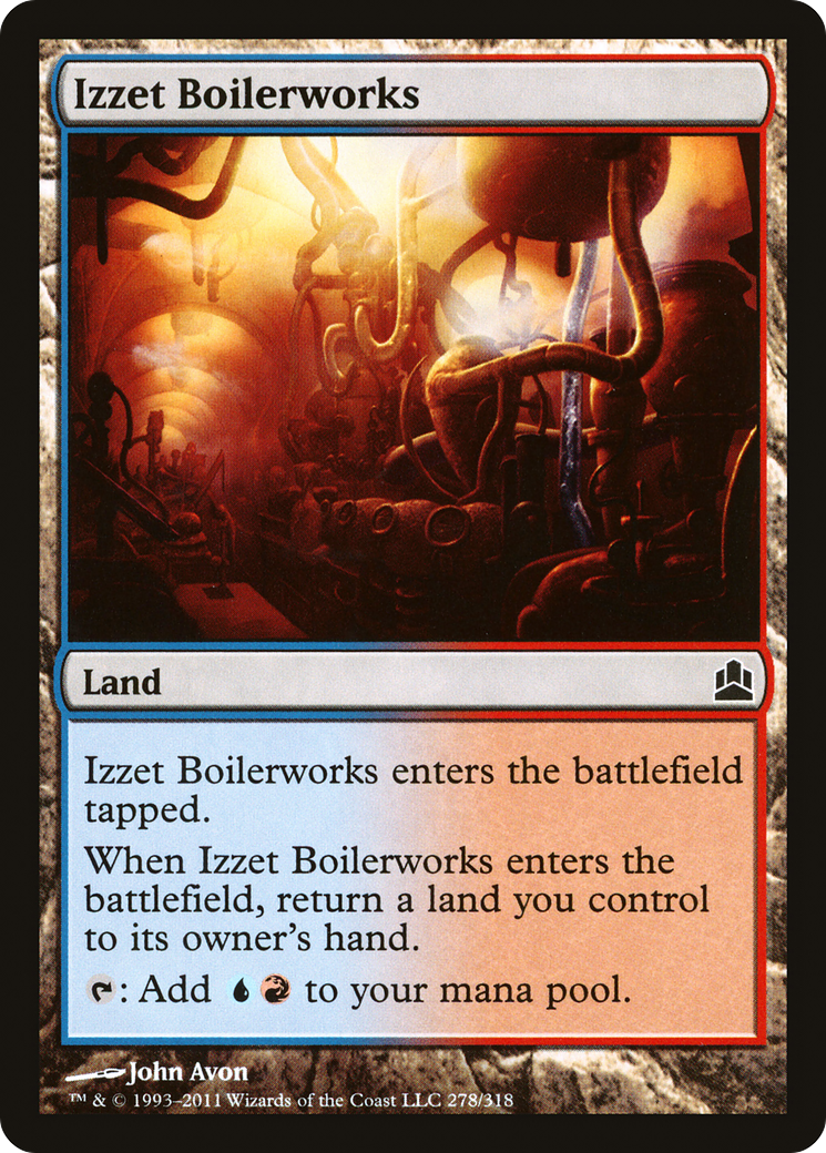 Izzet Boilerworks (CMD-278) - Commander 2011