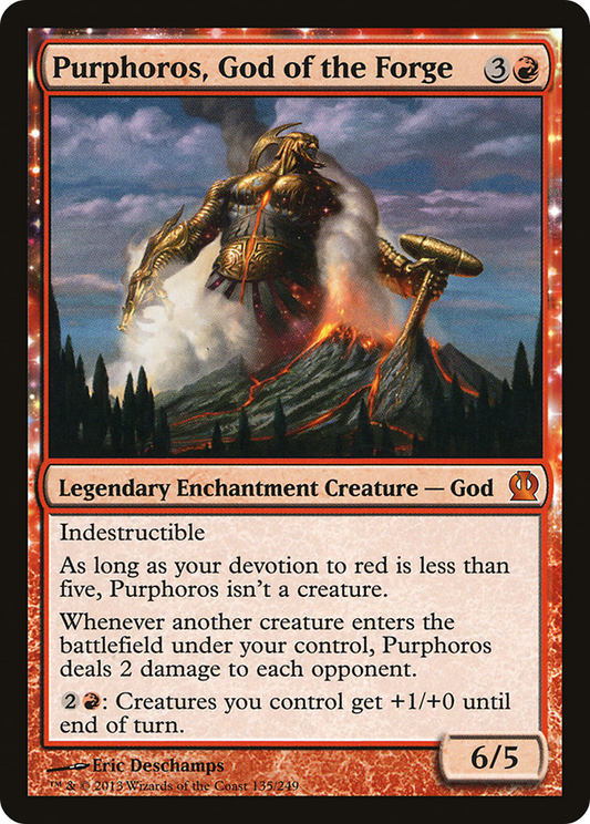 Purphoros, God of the Forge (THS-135) - Theros