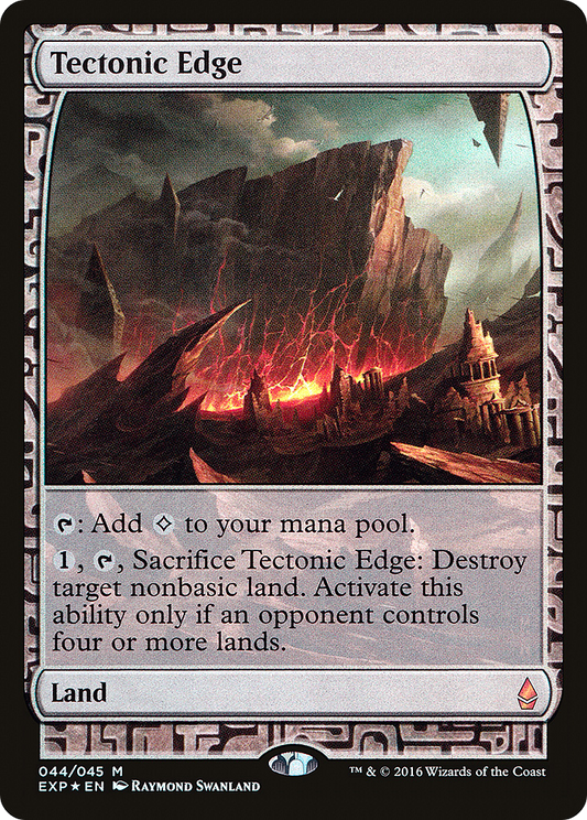 Tectonic Edge (EXP-044) - Zendikar Expeditions Foil