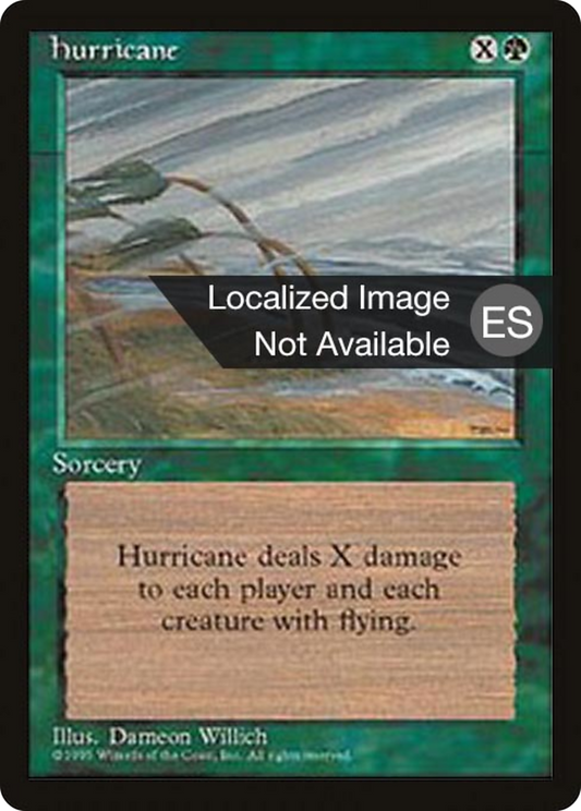 Hurricane (4BB-251) - Fourth Edition Foreign Black Border