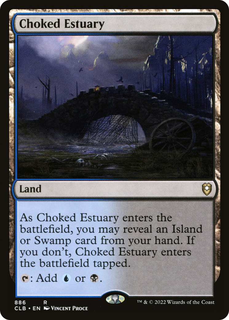 Choked Estuary (CLB-886) - Commander Legends: Battle for Baldur's Gate