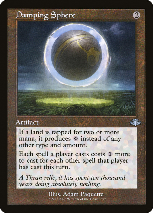 Damping Sphere (Retro Frame) (DMR-377) - Dominaria Remastered