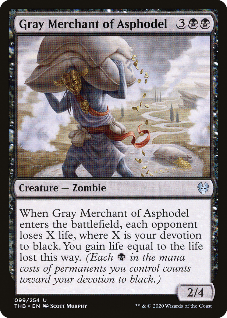 Gray Merchant of Asphodel (THB-099) - Theros Beyond Death Foil