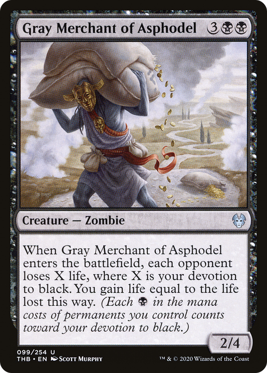 Gray Merchant of Asphodel (THB-099) - Theros Beyond Death Foil