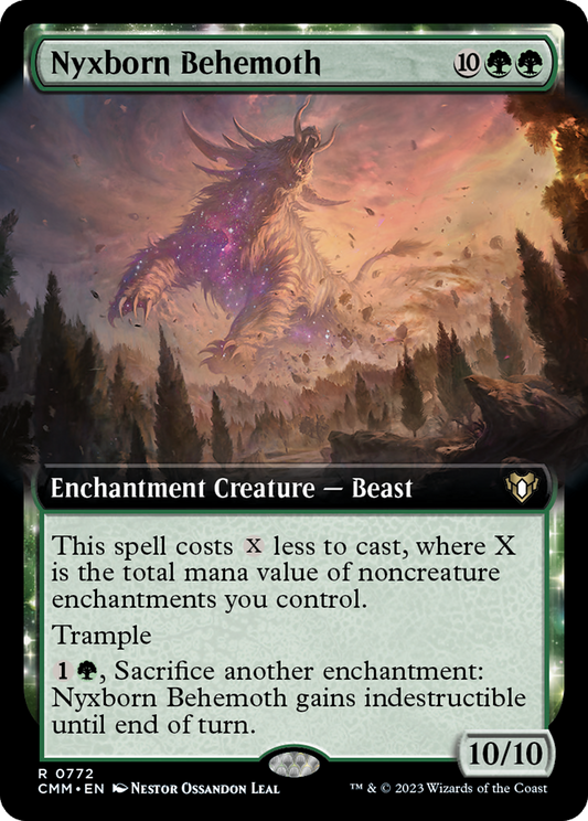 Nyxborn Behemoth (Extended Art) (CMM-772) - Commander Masters: (Extended Art)