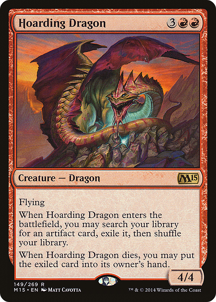 Hoarding Dragon (M15-149) - Magic 2015