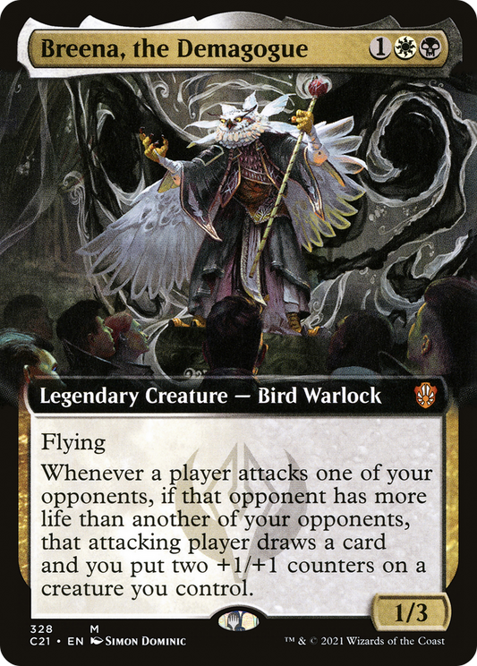 Breena, the Demagogue (C21-328) - Commander 2021: (Extended Art)