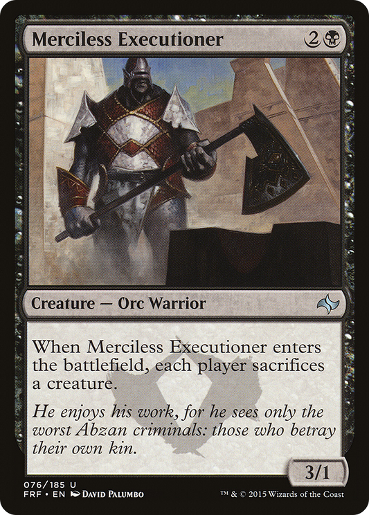 Merciless Executioner (FRF-076) - Fate Reforged Foil