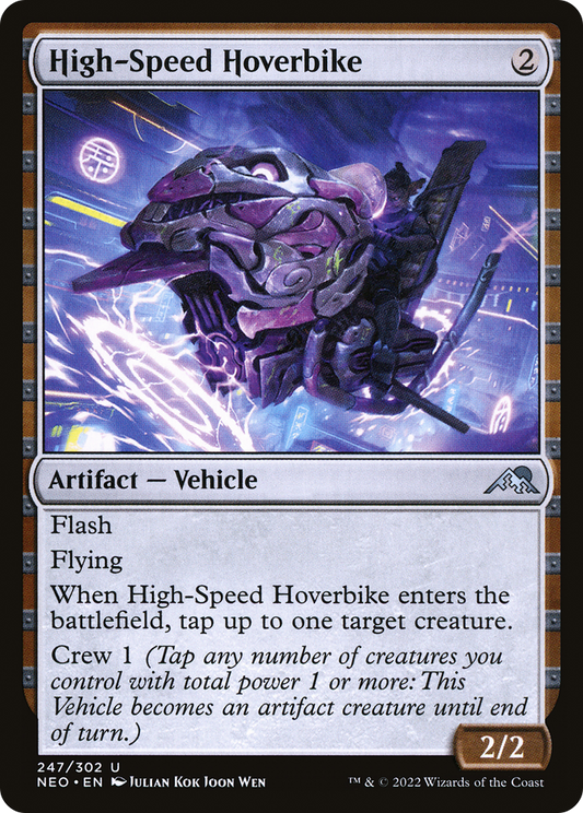 High-Speed Hoverbike (NEO-247) - Kamigawa: Neon Dynasty Foil