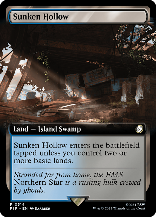 Sunken Hollow (PIP-514) - Fallout: (Extended Art) Foil