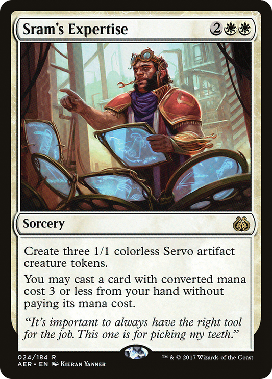 Sram's Expertise (AER-024) - Aether Revolt Foil