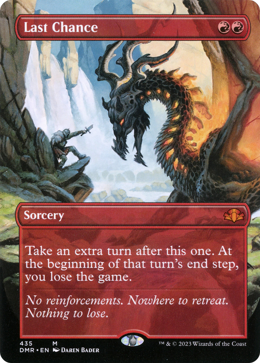 Last Chance (Borderless) (DMR-435) - Dominaria Remastered (Borderless) Foil