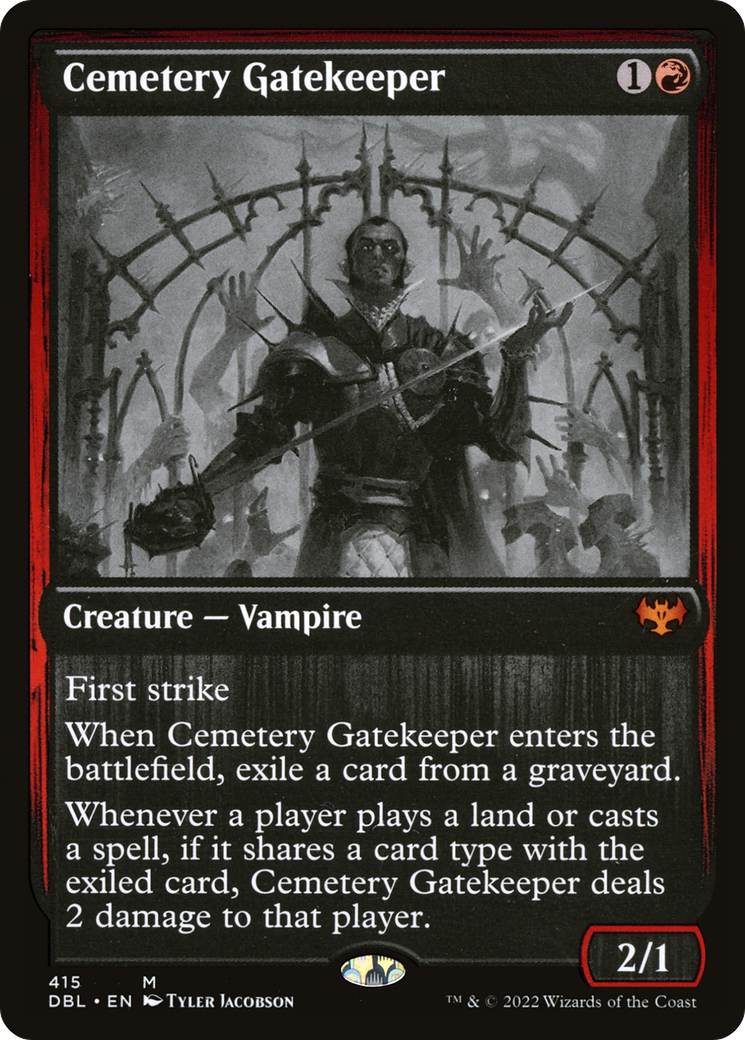 Cemetery Gatekeeper (DBL-415) - Innistrad: Double Feature