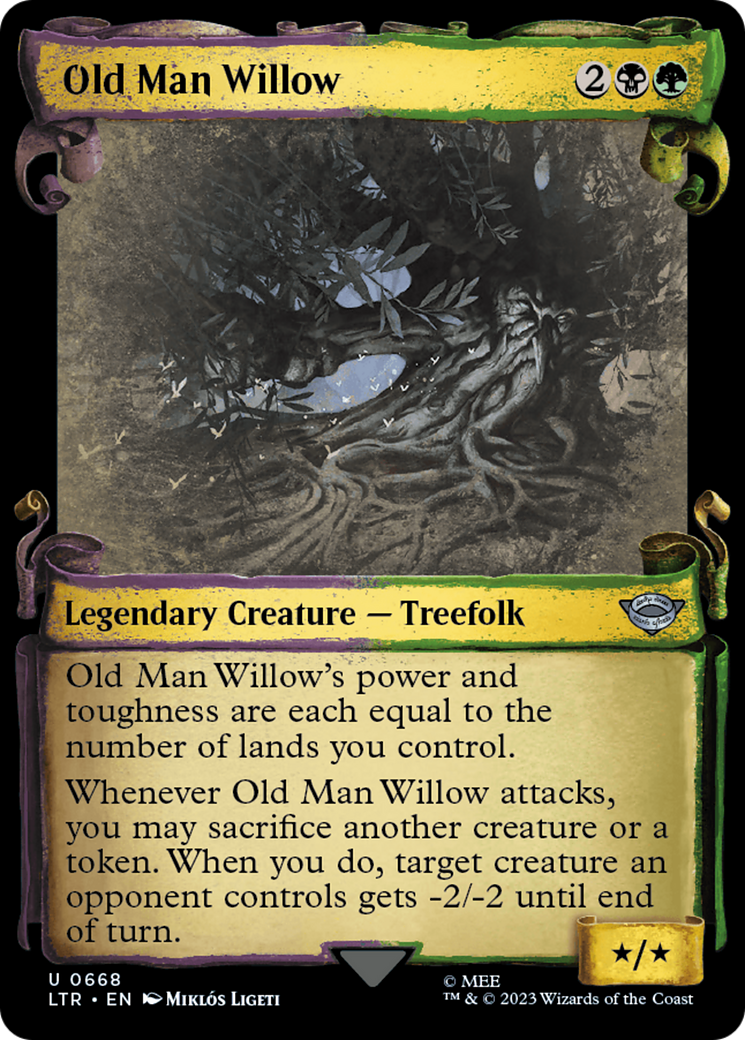 Old Man Willow (LTR-668) - The Lord of the Rings: Tales of Middle-earth: (Showcase) Foil