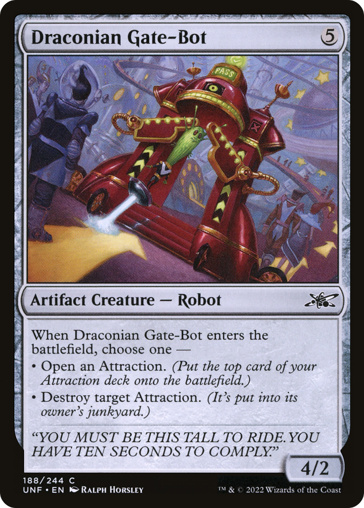 Draconian Gate-Bot (UNF-188) - Unfinity Foil