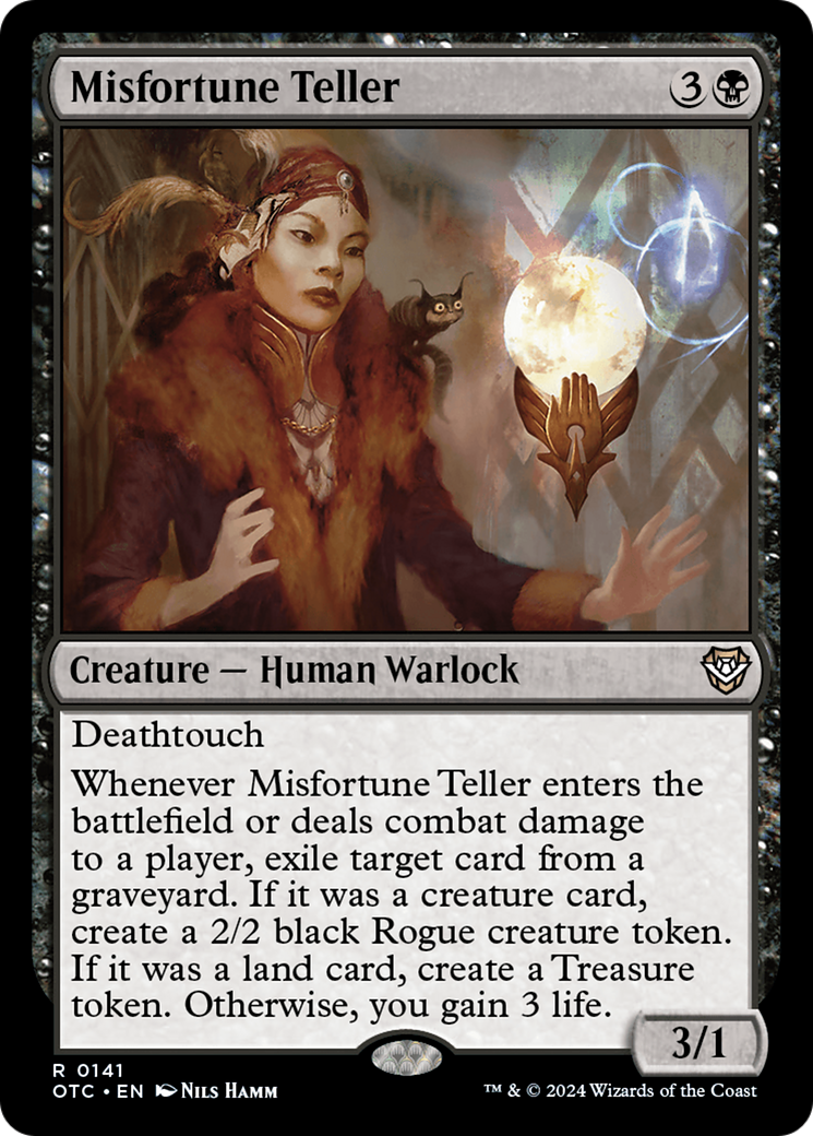 Misfortune Teller (OTC-141) - Outlaws of Thunder Junction Commander