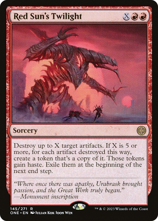 Red Sun's Twilight (ONE-145) - Phyrexia: All Will Be One