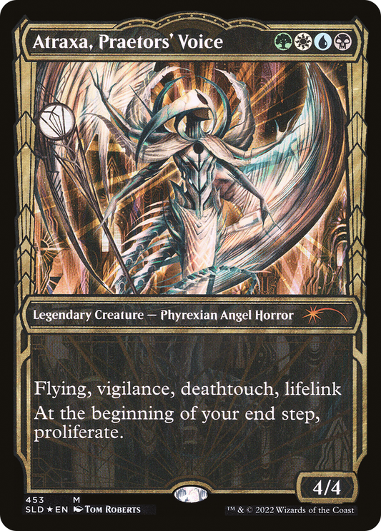 Atraxa, Praetors' Voice (Gilded Foil) (SLD-453) - Secret Lair Drop: (Showcase) Foil