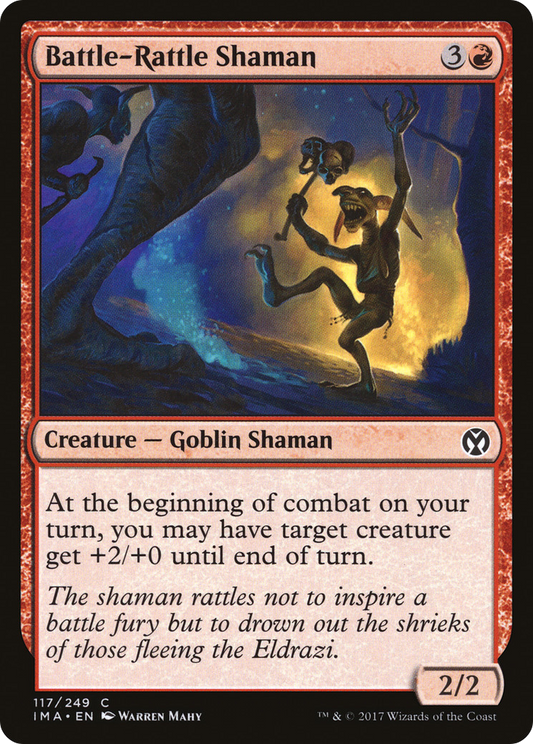 Battle-Rattle Shaman (IMA-117) - Iconic Masters Foil