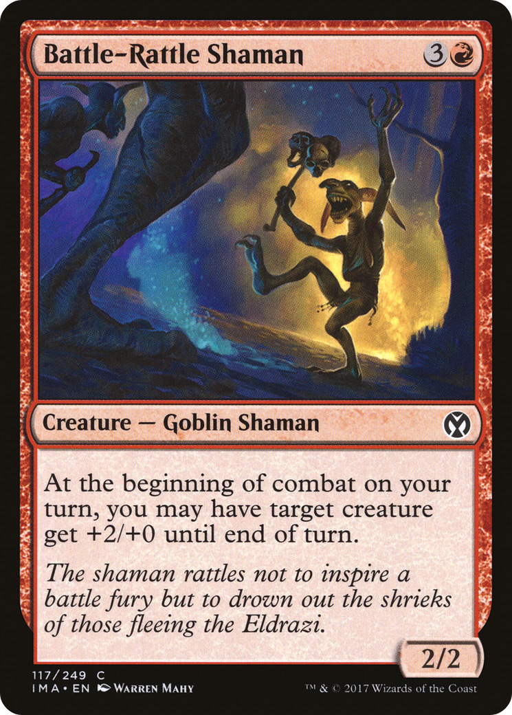 Battle-Rattle Shaman (IMA-117) - Iconic Masters