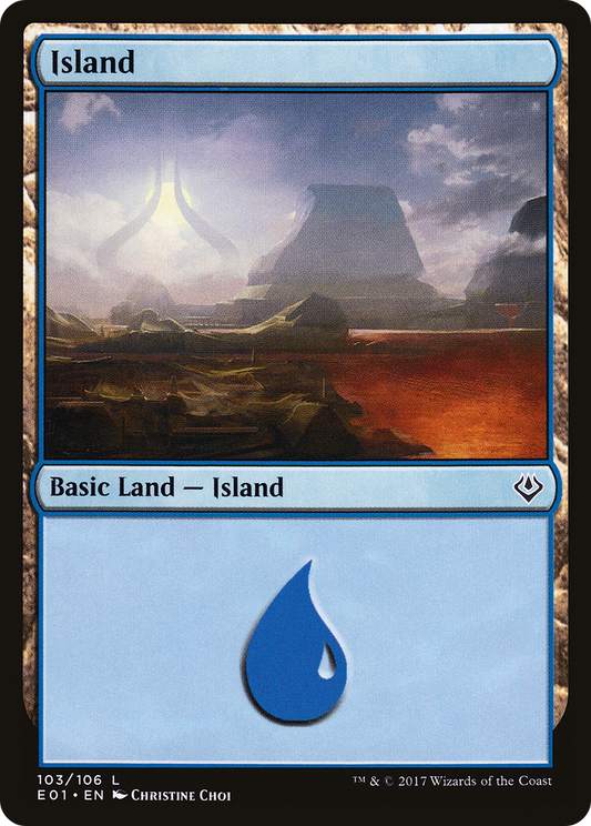 Island (E01-103) - Archenemy: Nicol Bolas