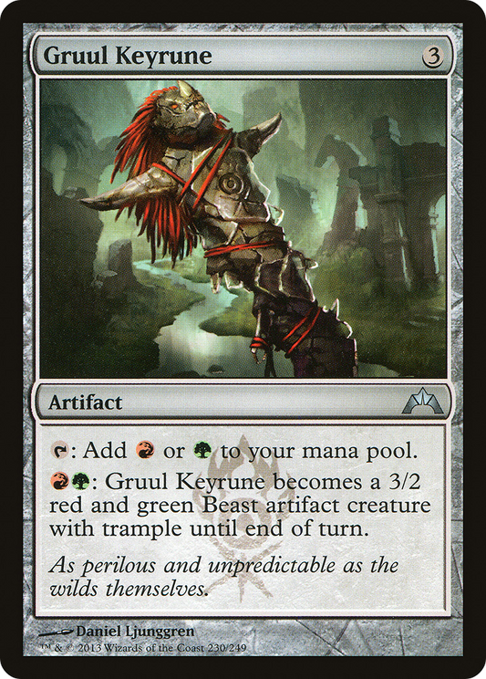 Gruul Keyrune (GTC-230) - Gatecrash Foil