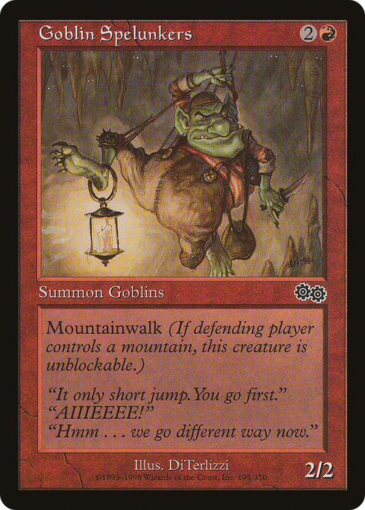 Goblin Spelunkers (USG-195) - Urza's Saga