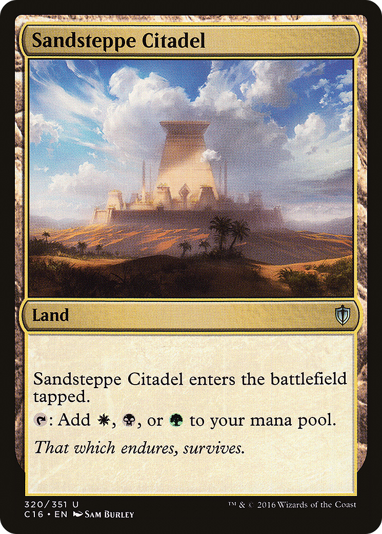 Sandsteppe Citadel (C16-320) - Commander 2016