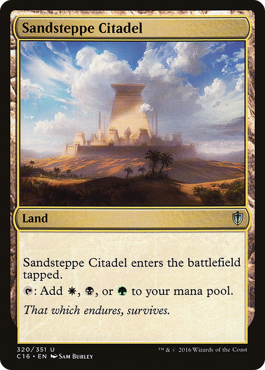 Sandsteppe Citadel (C16-320) - Commander 2016