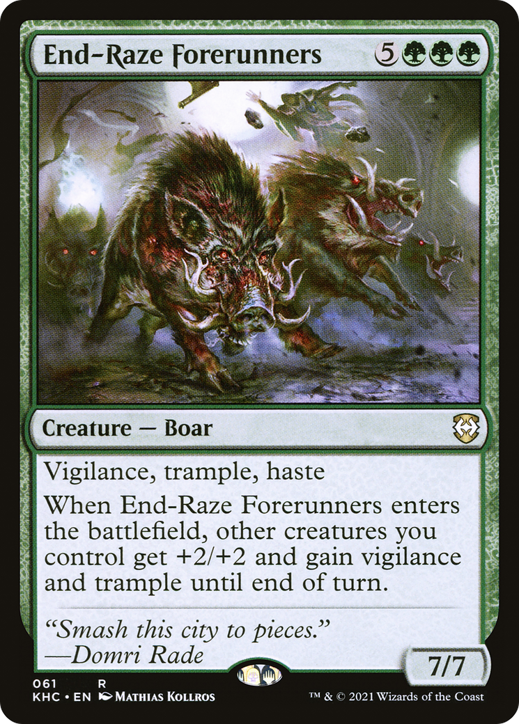 End-Raze Forerunners (KHC-061) - Kaldheim Commander