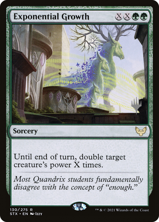 Exponential Growth (PSTX-130P) - Strixhaven: School of Mages Promos Foil