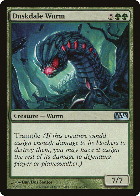 Duskdale Wurm (M13-166) - Magic 2013