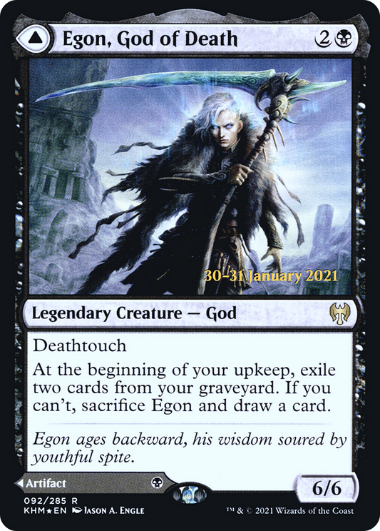 Egon, God of Death // Throne of Death (PKHM-92S) - Kaldheim Promos Foil