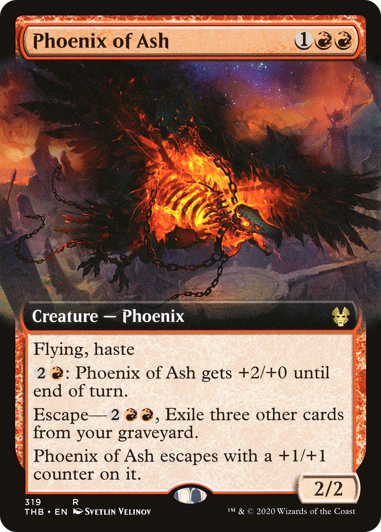 Phoenix of Ash (THB-319) - Theros Beyond Death: (Extended Art)