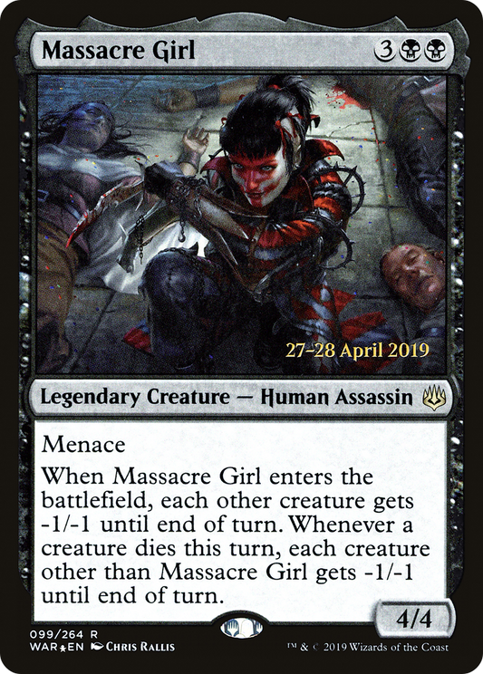 Massacre Girl (PWAR-99S) - War of the Spark Promos Foil