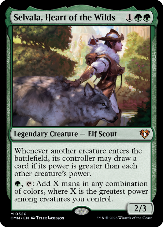 Selvala, Heart of the Wilds (CMM-320) - Commander Masters Foil