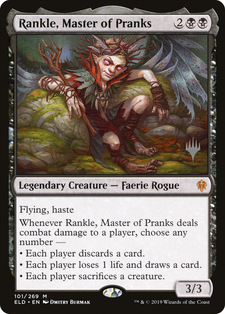 Rankle, Master of Pranks (PPELD-101) - Throne of Eldraine Promos Foil (Promo Pack)