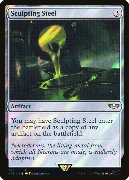 Sculpting Steel (40K-247★) - Warhammer 40,000 Commander Foil