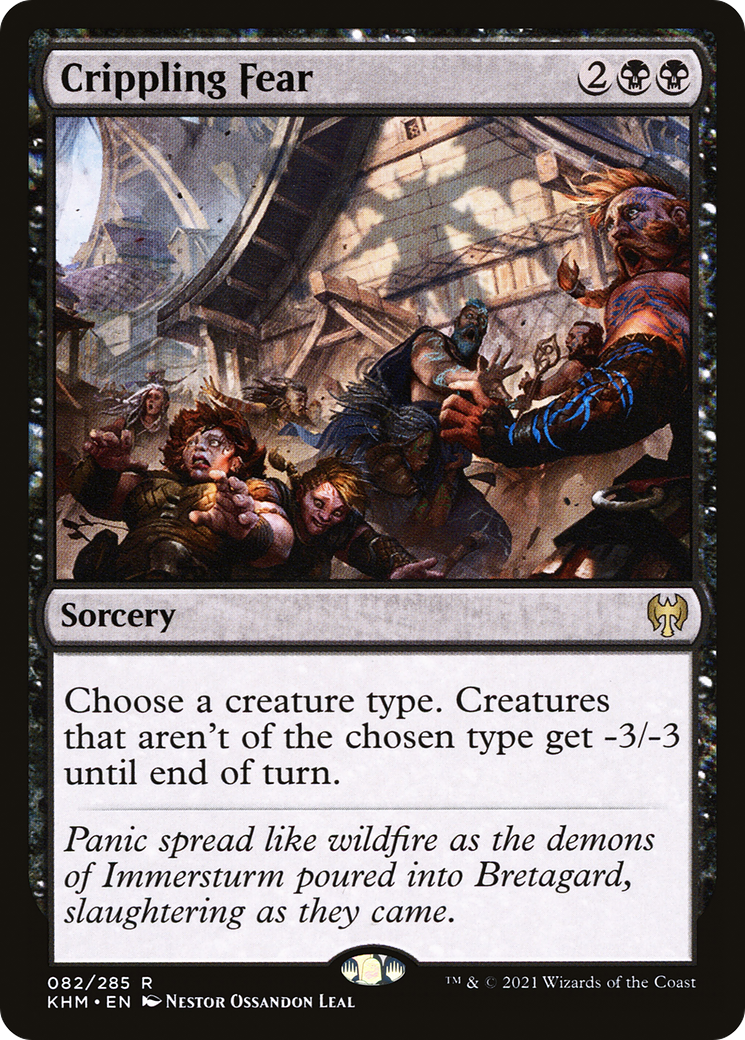 Crippling Fear  (KHM-082) - Kaldheim Foil