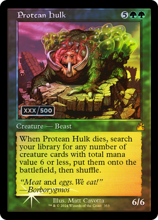 Protean Hulk (RVR-353Z) - Ravnica Remastered Foil