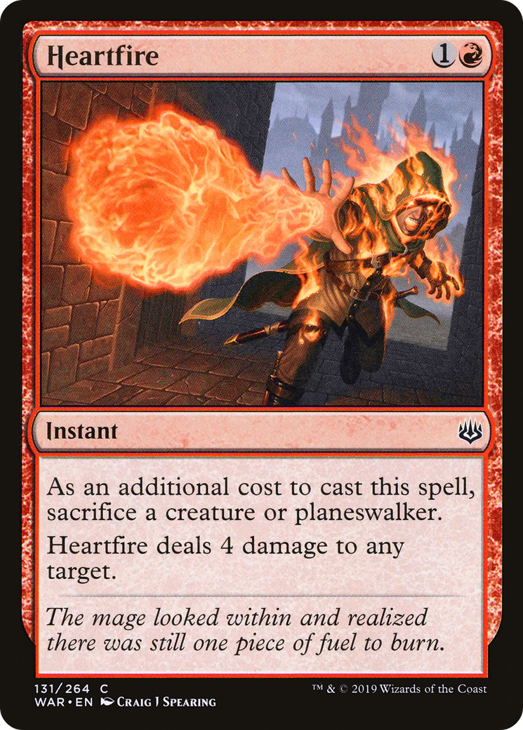 Heartfire (WAR-131) - War of the Spark Foil